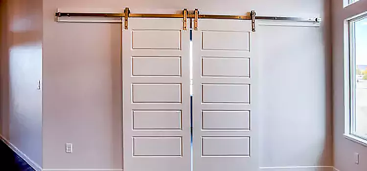 Glass Barn Door with Installation Hardware Kit Barnstable